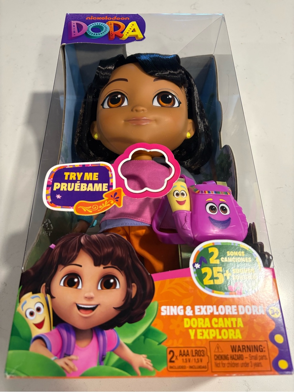 Nickelodeon Dora Interactive Doll - Purple & Pink